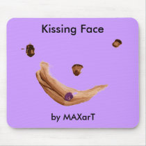 "she say kissing face"  by MAXarT mousepads