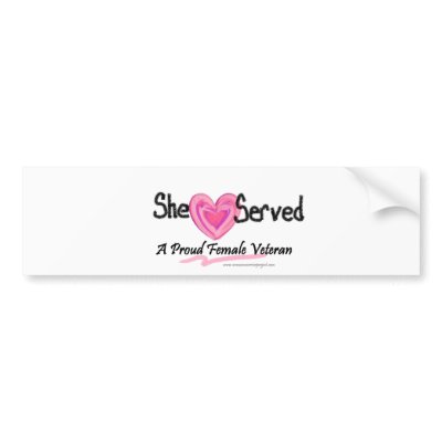 She Served Collection Bumper Sticker
