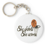 She Shoots...She Scores Key Chains