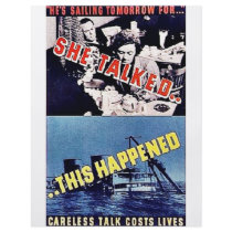 She Talked, This Happened flyers by ww2posters She Talked, This Happened flyers
