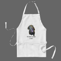 She thinks my weimis sexy! weimaraner arpon aprons