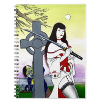 She Walks by Moonlight notebooks