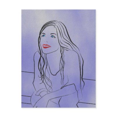 She Watches the Sky 2 - Postcard by DConger