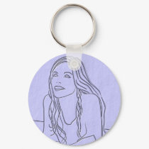 She Watches the Sky 3 - Keychain