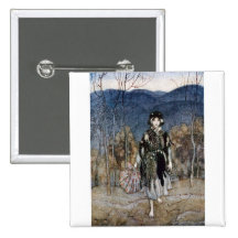 She went along, and went along,and went along pinback button