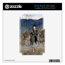 She went along, and went along,and went along iPod touch 4G decals