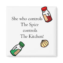 She Who Controls The Spice Magnet by rosaamarilla She Who Controls The Spice Magnet