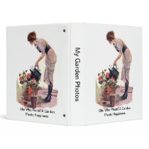 She Who Plants A Garden Plants Happiness Binder