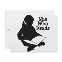 She Who Reads invitations by Alessandra55 She Who Reads invitations