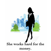 She works hard t-shirts by ClearlyFabulous She works hard t-shirts