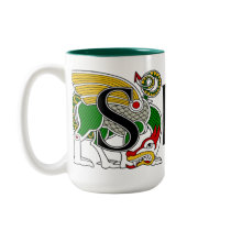 Shea Celtic Dragon Mug