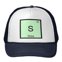 Shea Name Chemistry Element Periodic Table Hat