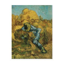 Sheaf-Binder (after Millet), Vincent van Gogh Post Card