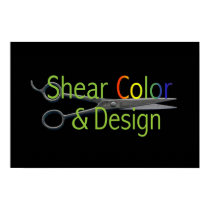 Shear Color & Design Logo posters by dougt215 Shear Color & Design Logo posters