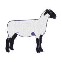 Sheared Hampshire embroidered shirts