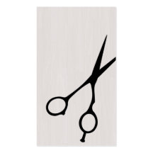 Shears Barber/Cosmetologist Business Card (Black)