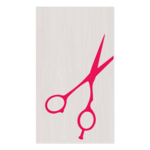 Shears Barber/Cosmetologist Business Card (Magent)
