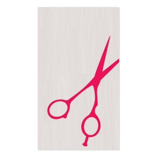 Shears Barber/Cosmetologist Business Card (Magent) (front side)