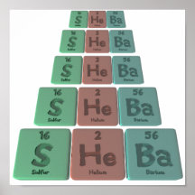 Sheba  as Sulfur Helium Barium Poster
