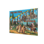 Sheboygan, Wisconsin (Indians # 2) Stretched Canvas Prints