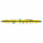 SheckShe* Bonini Beach Surfboards Yallow Board Photo Sculpture