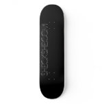 SHECKSHE.COM Big Black Maple Business Card Skateboard