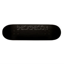 SHECKSHE.COM Big Black Maple Business Card Skateboard
