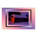 Shed in Deep Snow Pre-Dawn posters by RiverDeer Shed in Deep Snow Pre-Dawn posters