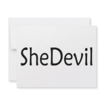 SheDevil invitations by TeeZazzle SheDevil invitations