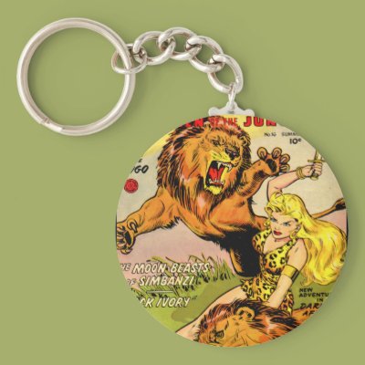 Sheena Queen of the Jungle Keychains Zazzle_keychain