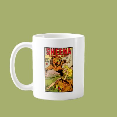 Sheena Queen of the Jungle Mug Zazzle_mug Sheena Queen of the Jungle Mug Zazzle_mug