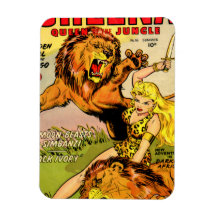 Sheena Queen of the Jungle Rectangular Magnet