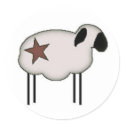Sheep #1 Sticker by creationsbydenise Sheep #1 Sticker