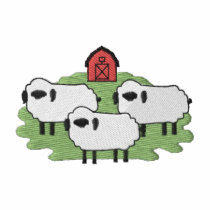 Sheep and Barn embroidered shirts