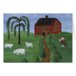 Sheep and Collie Blank Card