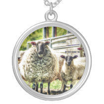 Sheep and Lamb necklace necklaces