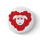 Sheep badge pinback buttons