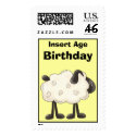 Sheep Party Postage Stamps