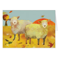 Sheep: Blank Card card