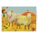 Sheep blank card card