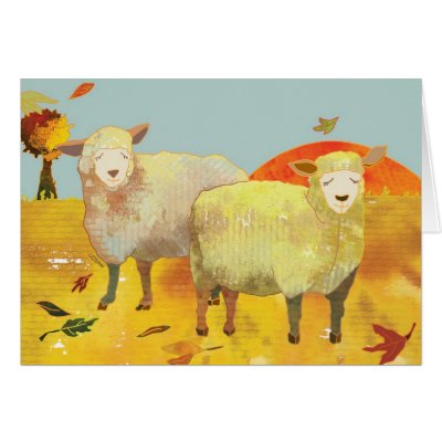 Sheep: Blank Card by daphne1024