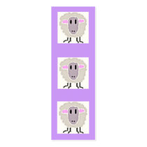 Sheep Bookmark business cards by ticklemonkey Sheep Bookmark business cards