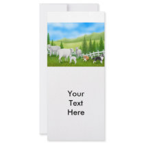 Sheep & Border Collies Rack Card rack cards