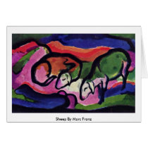 Sheep By Marc Franz Cards