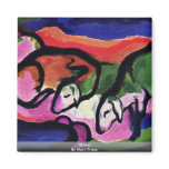 Sheep By Marc Franz Fridge Magnet