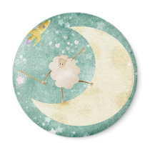 Sheep catching stars - magnet