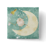 Sheep catching stars - pin badge