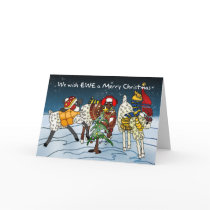 Sheep Christmas Card - We Wish Ewe A Merry Christm