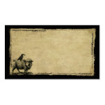 Sheep & Crow Stack- Grunged Prim Biz Cards Business Cards