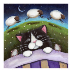 Sheep Dreams Art Print
